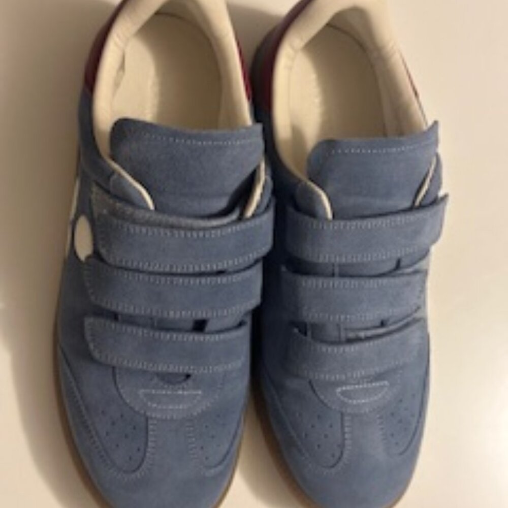 Isabelle Marant Blue Suede Beth Sneakers
